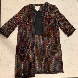 Multi-colored Anthropologie Coat, Size M